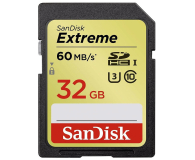 Sandisk 32GB SDHC Extreme Class10 60MB/s UHS-I (U3) - 208123 - zdjęcie 1
